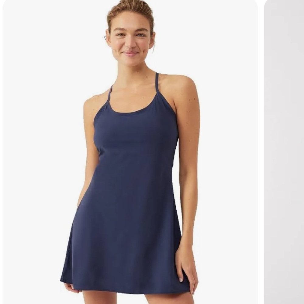 Outdoor voices the workout dress size small navy nwt